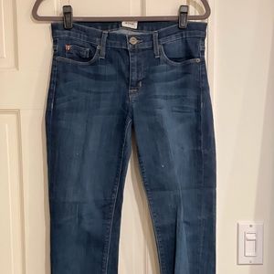 Hudson skinny dark wash